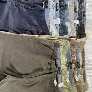 Lot of 9 Banana Republic chinos/khakis